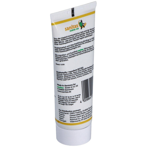 Sanitas Pasta De Dientes Citridental Active 75Ml