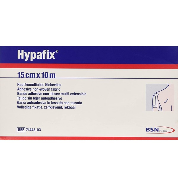 Hypafix - Gasa Adhesiva Para Fijacion De Apositos (1 Unidad 10 M X 15 Cm)
