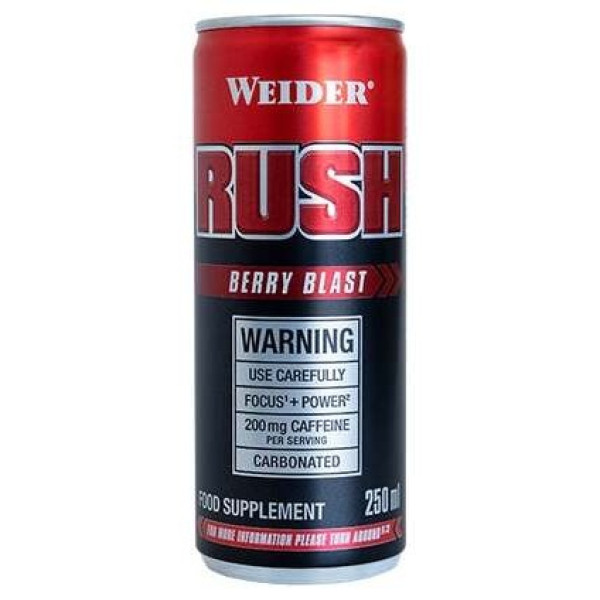 Weider Rush Bebida Berryblast 250Mlx24Uds.