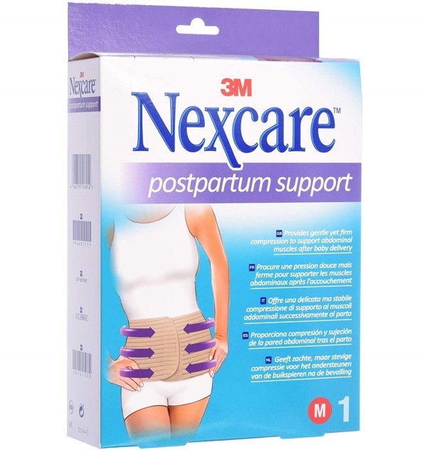 Faja Post Parto Nexcare, 80-96 cm, talla Mediana. - 3M