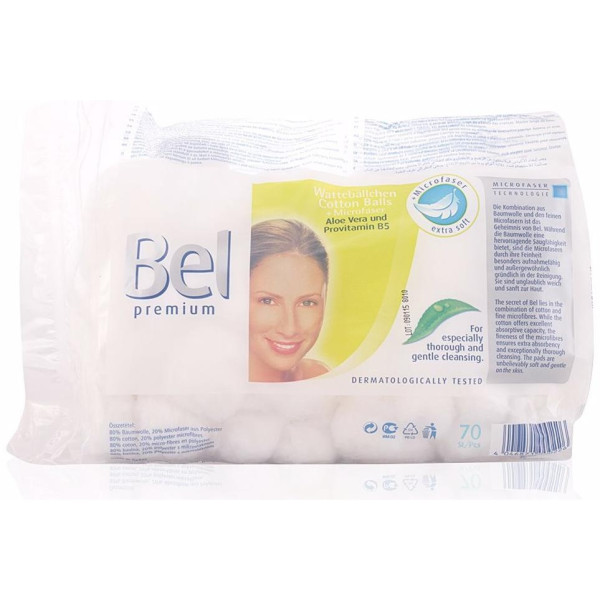 Hartmann Bel Premium Algodón Bolas 70Uds