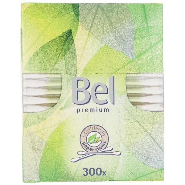 Bel Premium Bastoncillos 100% Sin Plástico 300 Pz