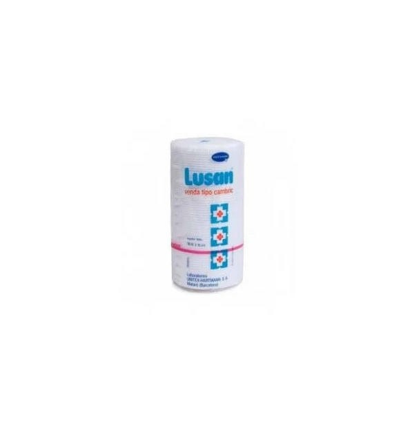 Venda De Gasa Hidrofila Cambric - Lusan Fijacion Suave (1 Unidad 10 X 10 Cm)