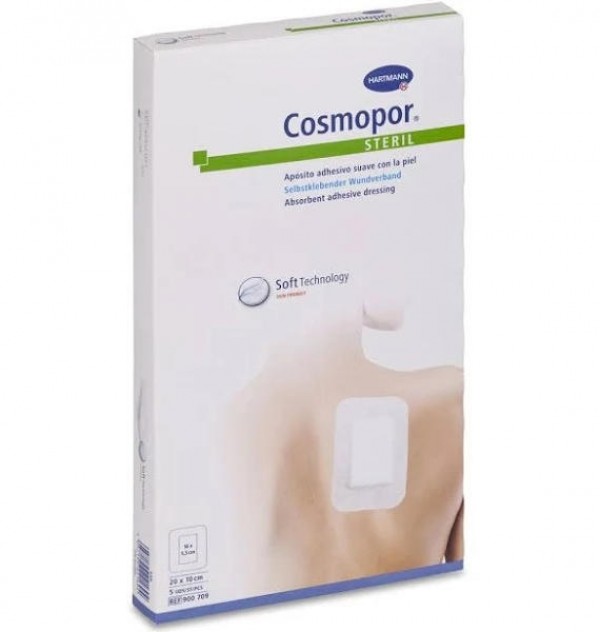 Cosmopor Steril - Aposito Esteril (5 Unidades 20 Cm X 10 Cm)