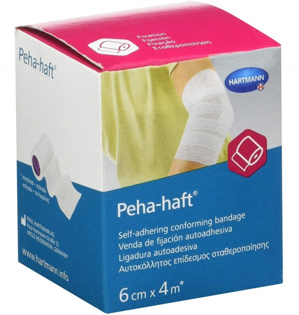 Venda Elastica Cohesiva - Peha-Haft Latex Free (1 Unidad 4 M X 6 Cm)