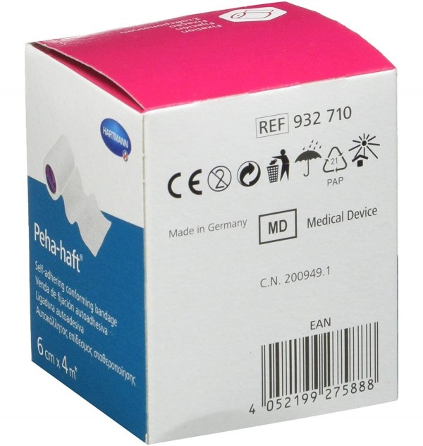 Venda Elastica Cohesiva - Peha-Haft Latex Free (1 Unidad 4 M X 6 Cm)