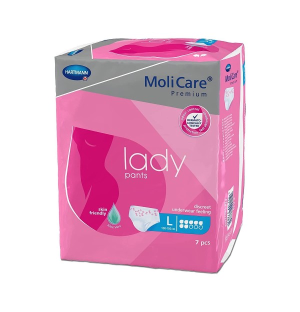 Braga Incontinencia - Molicare Premium Lady Pants (7 Gotas T-L 7 U)