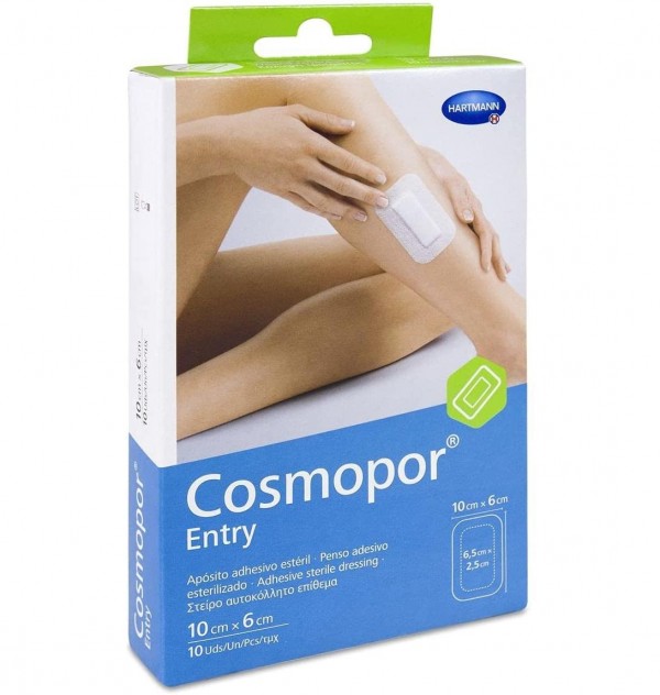 Cosmopor Entry - Aposito Esteril (10 Unidades 10 Cm X 6 Cm)