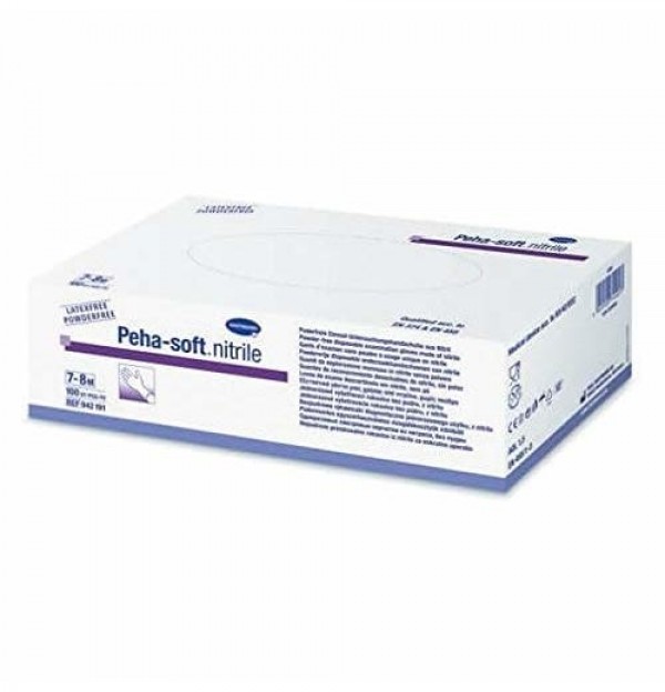 Guantes De Nitrilo Desechables - Peha-Soft Nitrile (200 Unidades Talla S White)