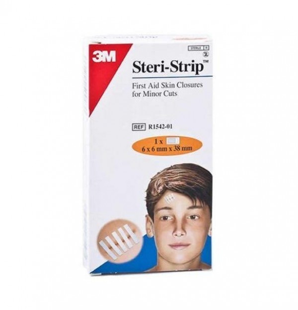 3M Nexcare Steri Strip - Sutura Cutanea Esteril (Tira  38 Mm X 6 Mm  6 Tiras)