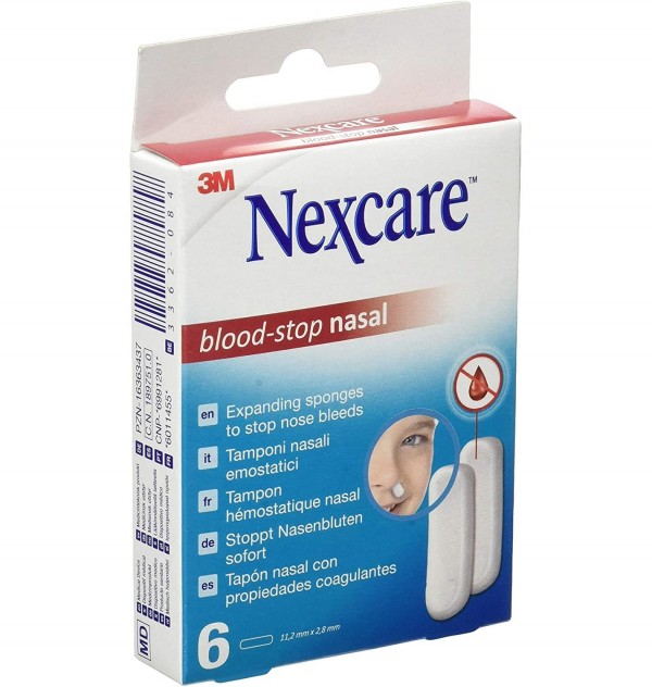 Nexcare Blood Stop Tapon Nasal, 2 ud. - 3M