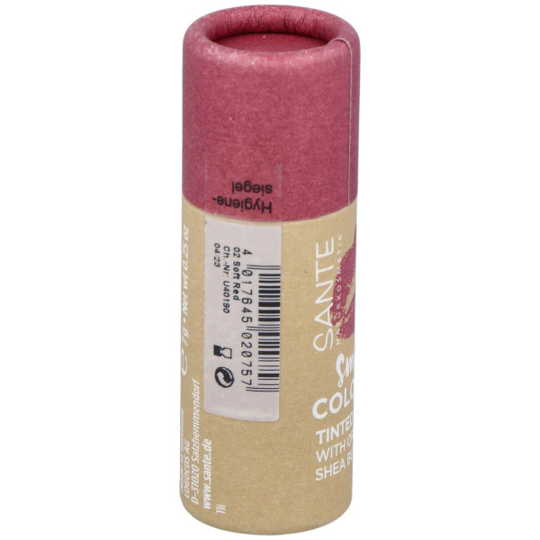 Balsamo Labial Color Kiss 02 Soft Red 7Gr. 2