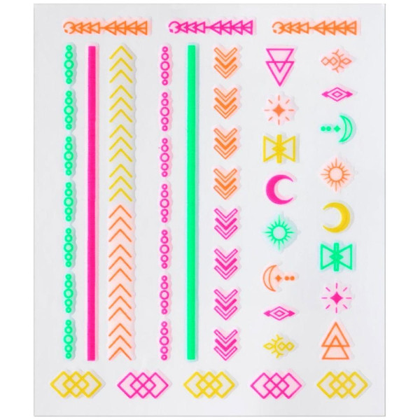 Essence Neon Vibes Nail Stickers In Neon Colours 1Ud