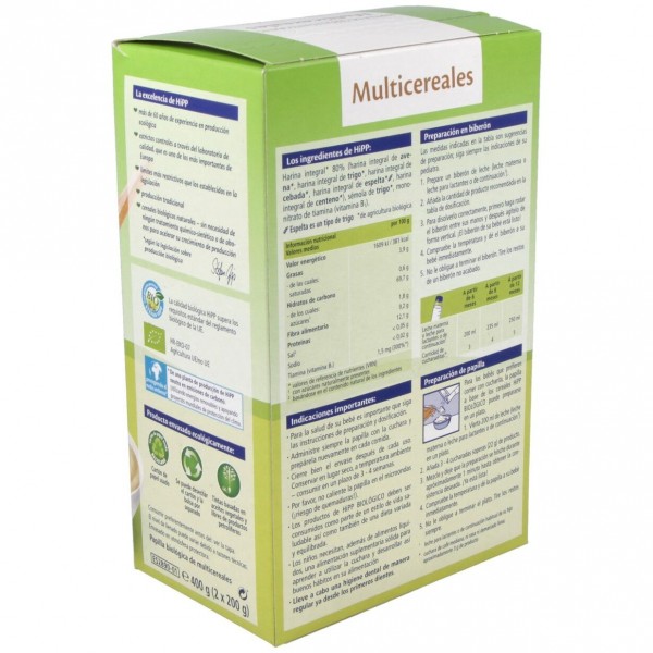 Hipp Biologico Papilla Multicereale 400G
