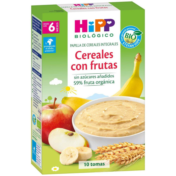 Hipp Papilla Cereales Integrales Con Frutas +6M Bio 250G