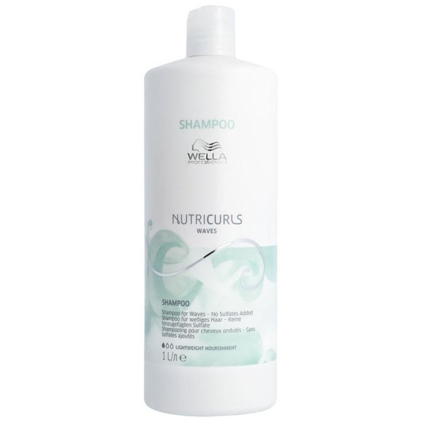 Wella Nutricurls Waves Shampoo 1000Ml