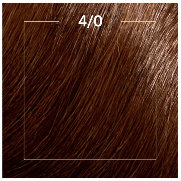 Wella Color Perfect 7 100% Cobertura De Canas 4/0-Castaño Medio