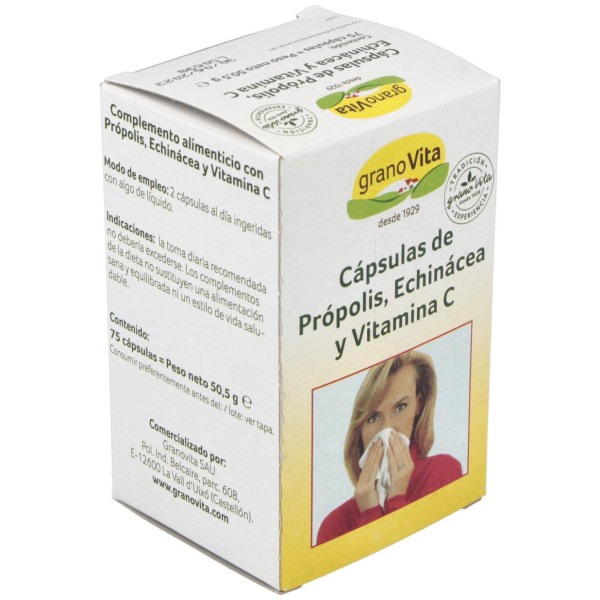 Granovita Capsulas Resfriado 75 Cap 250 Mg