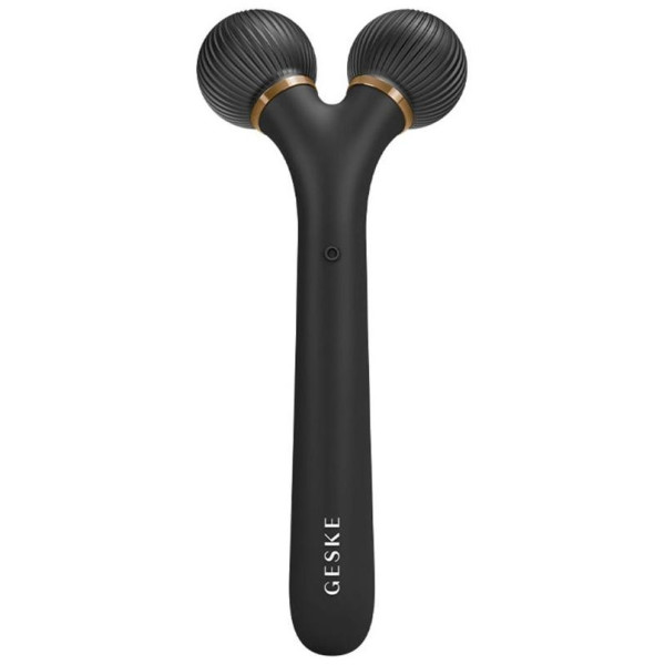 Geske Smartappguided Sonic Facial Roller 4 In 1 Black Gold 1Ud