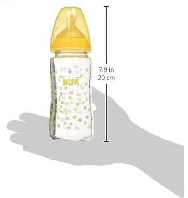 Biberon Cristal Latex - Nuk First Choice (1M 240 Cc)