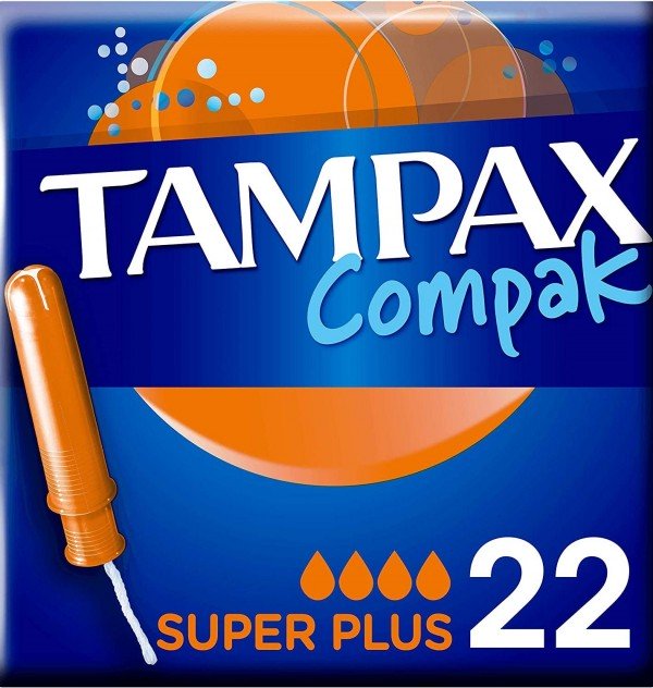Tampax Compak Tampon 100%Algodon (Super Plus 18U)