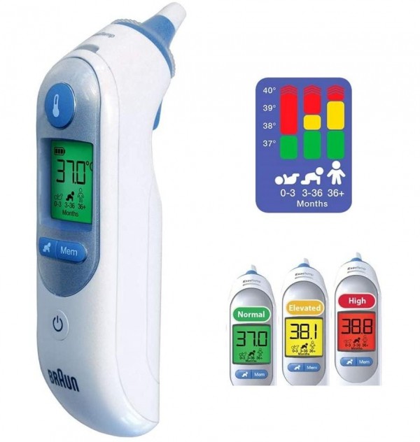 Termometro De Oido Infrarrojos - Braun Thermoscan Irt 6520