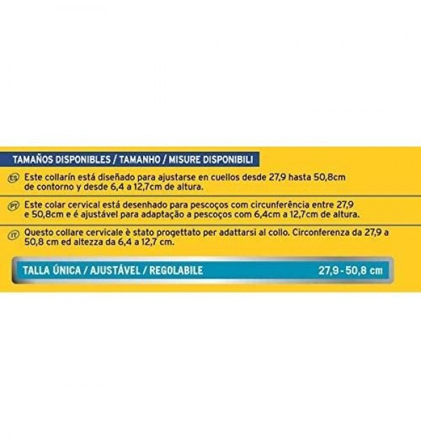 Collarín Cervical Futuro Ajustable, 27.9 x 50.8 cm. - 3M