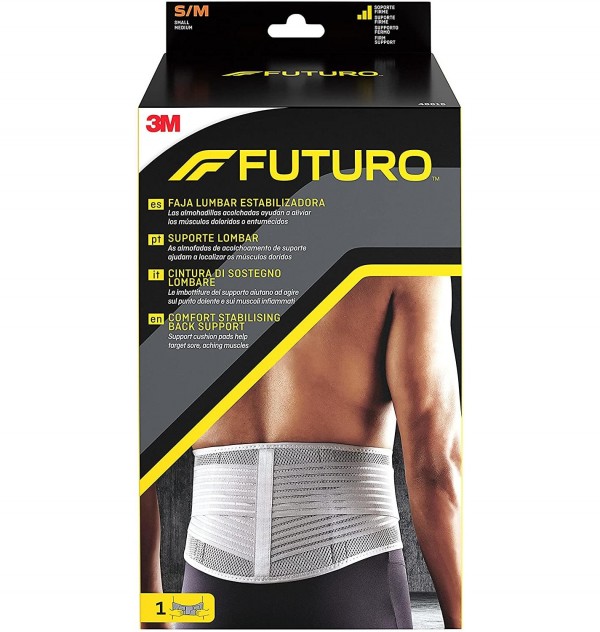 Faja Lumbar Futuro Estabilizadora, Talla S/M. - 3M