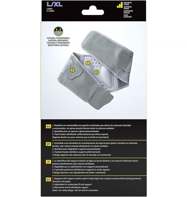 Faja Lumbar Futuro Estabilizadora, Talla L/Xl. - 3M