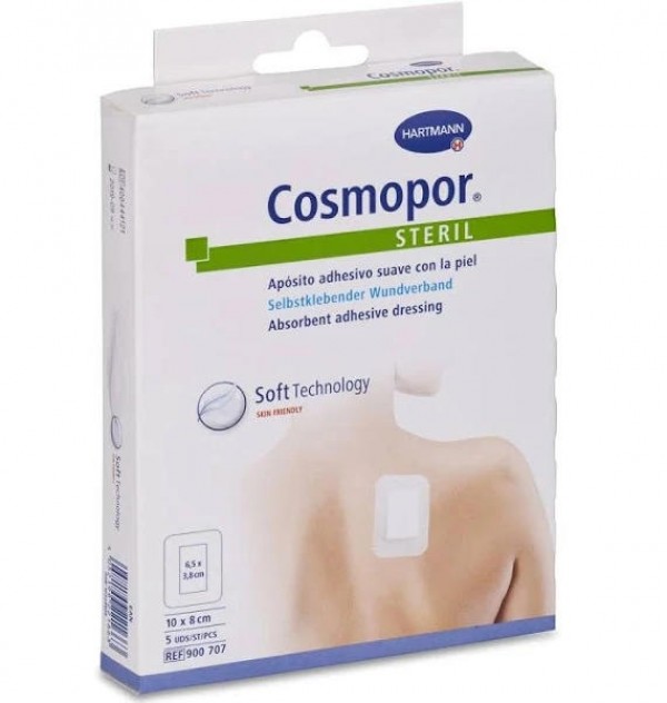 Cosmopor Steril - Aposito Esteril (5 Unidades 10 Cm X 8 Cm)