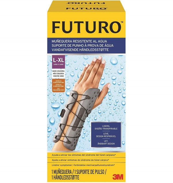 Muñequera Resistente Al Agua Futuro, Mano Izquierda, Talla L-XL. - 3M