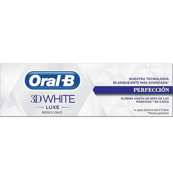 Oral B 3Dwhite Luxe Proteccion Del Esmalte Dent (75 Ml)