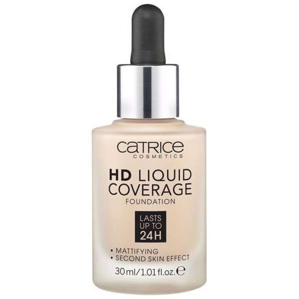 Hd Liquid Coverage Foundation Dura Hasta 24H 010-Beige Claro 30 Ml