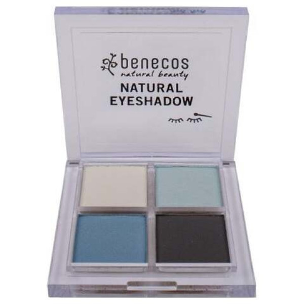Benecos Cosmeticos Sombra Quattro True Blue 9G