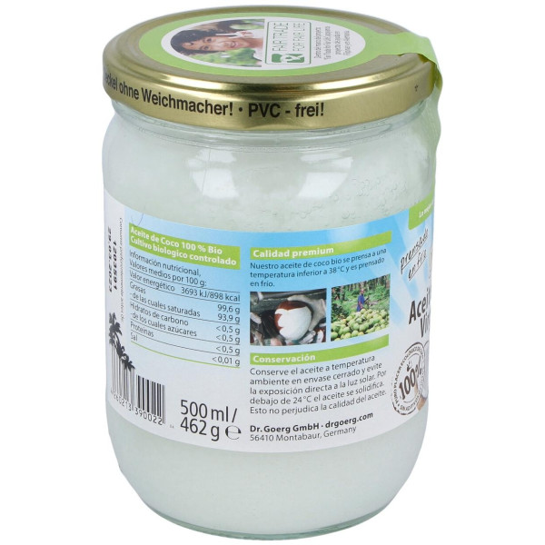 Aceite De Coco 500Ml. Bio