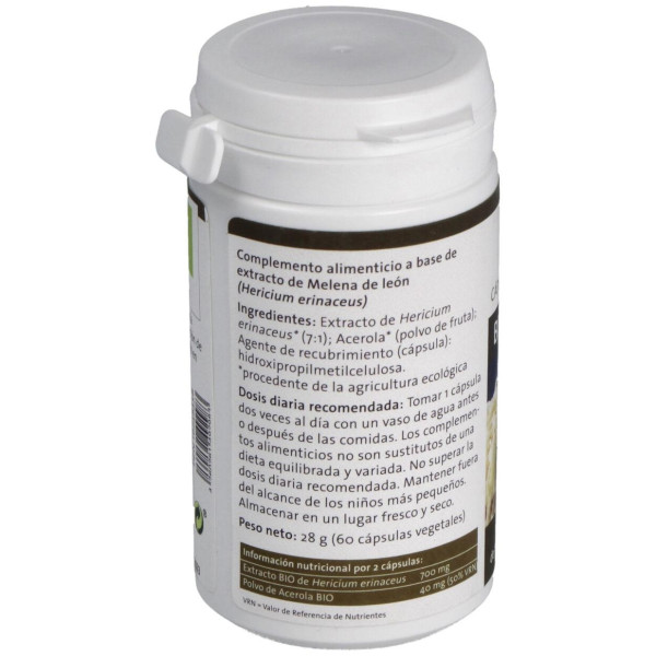 Pilze Wolhrab Melena De León Hericium Bio 60Caps