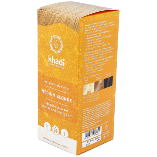 Tinte Herbal Color Rubio Medio 100Gr.