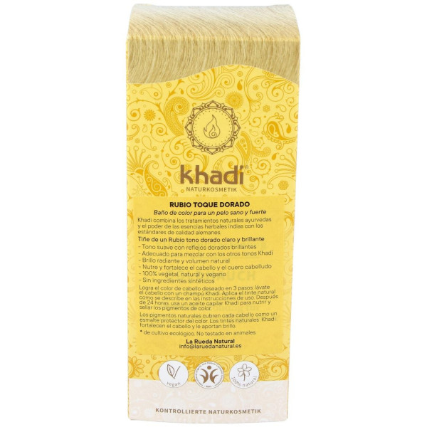 Tinte Herbal Color Rubio Toque Dorado 100Gr.