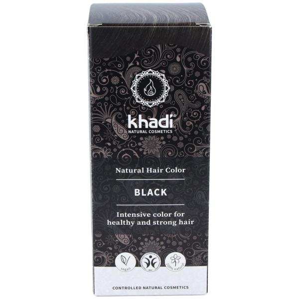 Khadi Tinte Negro Herbal 100% Vegeta 100G
