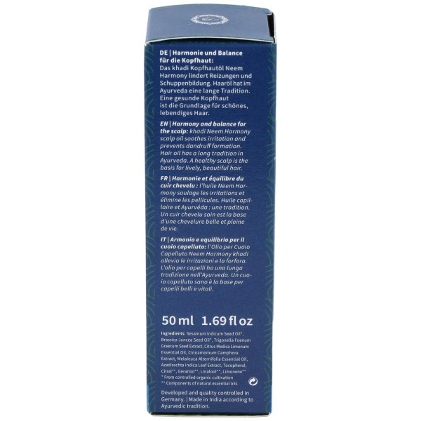 Aceite Capilar Neem Equilibra Cuero Cabelludo 50Ml