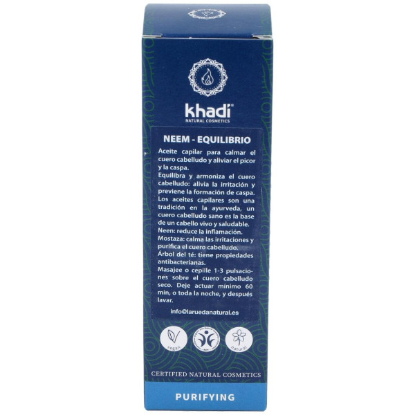 Aceite Capilar Neem Equilibra Cuero Cabelludo 50Ml