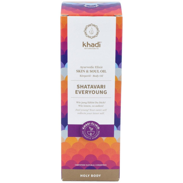 Khadi Aceite Elixir Ayurveda Anti Edad Shatavari 100Ml