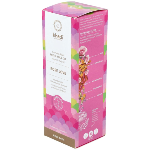 Aceite Elixir Ayurveda Rosa Regenerante 100Ml.