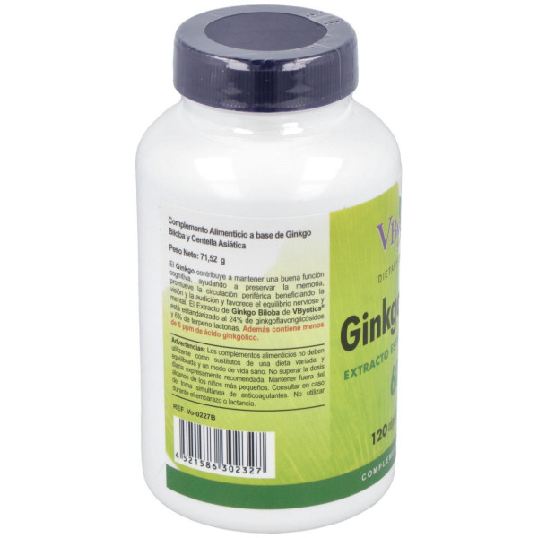 Vbyotics Ginkgo Biloba 60Mg 120Caps