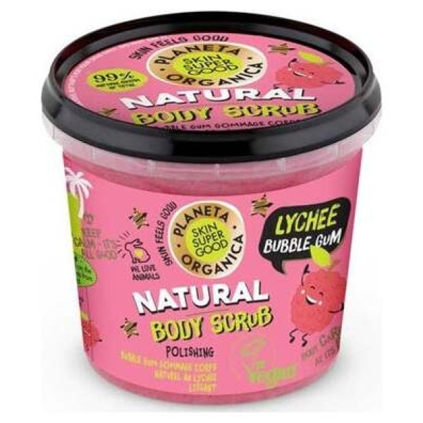 Planeta Orgánica Body Scrub Lychee Bubble Gum 360Ml