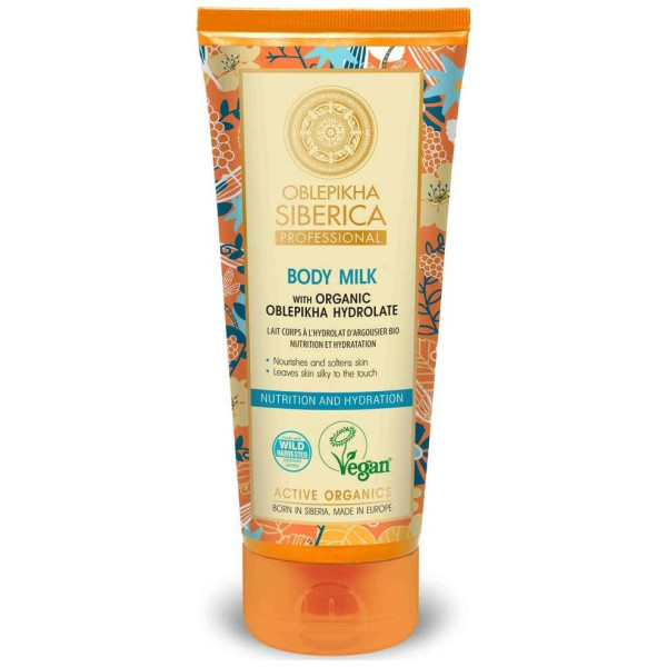 Natura Siberica Leche Corporal Hidrolato Espino Amarillo 200Ml