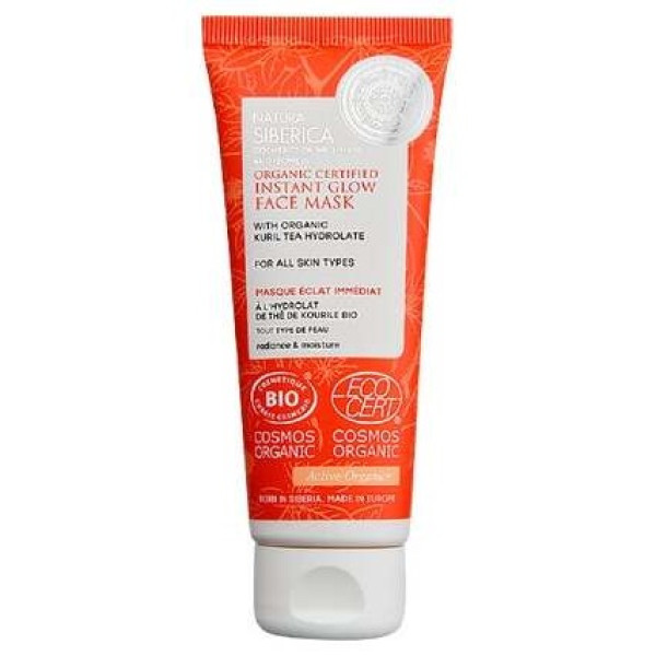 Natura Siberica Mascarilla Facial Brillo Instantáneo 75Ml