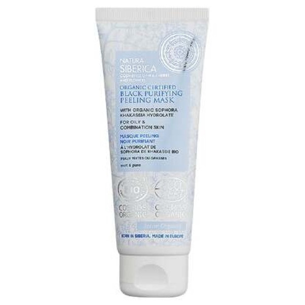 Natura Siberica Mascarilla Exfoliante Negra Purificante 75Ml