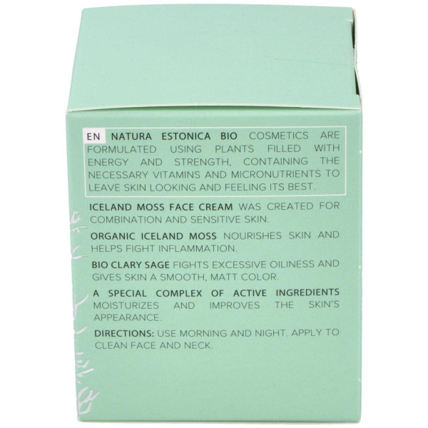 Crema Facial Musgo De Islandia 50Ml. Bio
