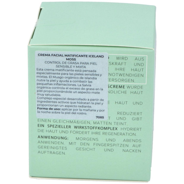 Crema Facial Musgo De Islandia 50Ml. Bio